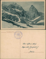 Ansichtskarte  Allgäuer Alpen Berge Trettachspitze 1927 Stempel  Kemptner Hütte - Ohne Zuordnung