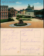 Ansichtskarte Mannheim Partie Am Schloss, Schlossplatz Reiter Denkmal 1915 - Mannheim
