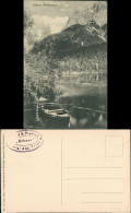 Ansichtskarte Garmisch-Partenkirchen Eibsee, Boot 1917 - Garmisch-Partenkirchen