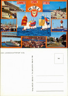 Kiel Mehrbild-AK Ua. Segel-Regatta, Laboe, Hafen, Schiffe, Luftbild 1980 - Otros & Sin Clasificación