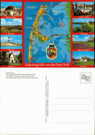 Gemeinde Sylt Insel Sylt Landkarte Und Orte Ua. Hörnum, Keitum,  Kampen 1980 - Otros & Sin Clasificación