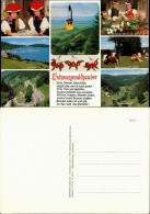 .Baden-Württemberg "Schwarzwaldzauber" Mehrbild-AK   Trachten-Mädels Uvm. 1975 - Sonstige & Ohne Zuordnung