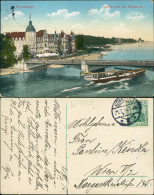 Ansichtskarte Konstanz Rheinbrücke Mit Seestrasse Und Dampfer 1914 - Konstanz