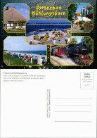 Ansichtskarte Kühlungsborn Strand, Seebrücke, Eisenbahn 2000 - Kuehlungsborn