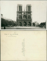 CPA Paris Kathedrale Notre-Dame - Vorplatz 1933 - Notre Dame De Paris