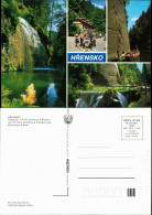 Herrnskretschen Hřensko Umland-Ansichten Mit Wasserfall, Waterfall 1990 - Czech Republic