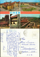 Postcard Eger Cheb Mehrbildkarte Mit 5 Stadt-Ansichten 1974 - Czech Republic