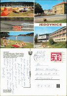 Jedownitz Jedovnice Mehrbild-AK Mit Speedboot-Rennen Und Camping-Platz 1980 - Tschechische Republik