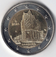 Deutschland 2 EUR 2023 A. "Elbphilharmonie Hamburg" UNC.- - Commemorations