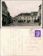 Ansichtskarte Stockerau Hauptstraße - Geschäfte 1943 - Other & Unclassified