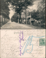Postcard Neudamm (Neumark) Dębno Restaurant Waldkater - Straße 1910 - Pommern