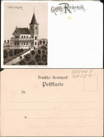 Ansichtskarte Reichenbach (Vogtland) Litho Restaurant Schöne Aussicht 1897 - Reichenbach I. Vogtl.