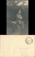 Soldat WK1 Echtfotokarte Militaria Stempel Deutsche Feldpost 1916 Privatfoto - Weltkrieg 1914-18