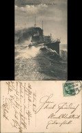 Ansichtskarte  Torpedoboot In Voller Fahrt, Kriegsmarine 1909 - Warships