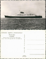 Ansichtskarte  Schiffsfoto Schiff Ship Paquebot FLANDRE French Line 1960 - Paquebots