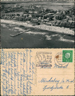 Ansichtskarte Eckernförde Luftbild Stadt Strand Seebrücke 1961 - Autres & Non Classés