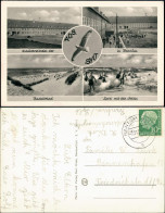 Ansichtskarte Rantum-Gemeinde Sylt MB Schullandheim, Strand 1956 - Autres & Non Classés
