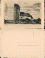 Keitum (Sylt) Kejtum / Kairem Künstlerkarte, Zeichnung, Kirche 1920 - Autres & Non Classés