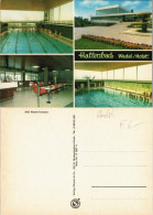 Ansichtskarte Wedel Hallenbad Innen- Und Außenansicht 1975 - Autres & Non Classés