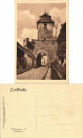 Ansichtskarte Rothenburg Ob Der Tauber Strassen Partie Am Kobolzellertor 1910 - Rothenburg O. D. Tauber