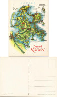 .Mecklenburg-Vorpommern Landkarten-Ansichtskarten: Insel Rügen 1972 - Other & Unclassified