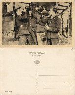 Ansichtskarte  Belgien Belque Soldaten Beim Essen 1928 - Other & Unclassified