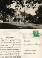 Ansichtskarte Leipzig Zoo, Eingang - Litfasssäule 1964 - Leipzig