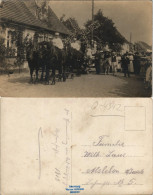 Ansichtskarte  Feiern Feste - Umzug, Pferdegespann 1922 Privatfoto - Zonder Classificatie