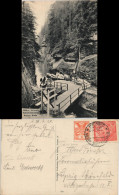 Postcard Jonsdorf (CZ) Janov Edmundsklamm - Breiter Stein 1924 - Tchéquie