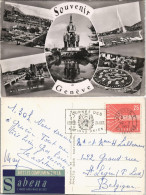 Ansichtskarte Genf Genève Qzai De Ville, Stadt, Monument Bunswick 1957 - Sonstige & Ohne Zuordnung