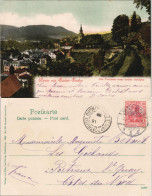 Ansichtskarte Baden-Baden Die Terrasse Vom Neuen Schloss 1904 # - Baden-Baden