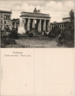 Ansichtskarte Mitte-Berlin Partie Am Brandenburger Tor 1920 - Porta Di Brandeburgo