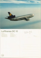 Ansichtskarte  Lufthansa DC 10 Flugzeuge: McDonnell Douglas 1988 - 1946-....: Modern Era