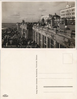 Ansichtskarte Borkum Kaiserstraße, Wandelhalle - Belebt 1930 - Borkum