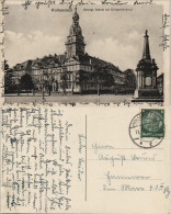 Ansichtskarte Wolfenbüttel Schloß Mit Kriegerdenkmal 1935 - Wolfenbüttel