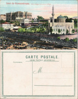 Istanbul  Constantinople Yildiz - Kiosque  Revue Militaire, Militär-Parade 1910 - Turquia