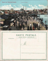 Istanbul Konstantinopel | Constantinople Pont De Galata, Belebte Promenade 1910 - Turkey