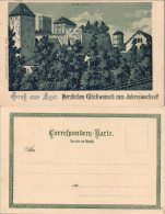 Postcard Eger Cheb Kaiserburg - Künstlerkarte 1905 - Tschechische Republik