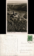 Ansichtskarte St. Goarshausen Burg Katz M. Blick A. Loreley Rhein Tal 1951 - Sonstige & Ohne Zuordnung