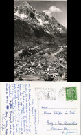 Ansichtskarte Mittenwald Panorama-Ansicht Ortsansicht Mit Wetterstein 1957 - Mittenwald