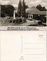 Ansichtskarte Bad Nauheim Sprudelhof Sprudel Wasserspiele Kurpark 1955 - Bad Nauheim