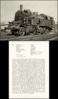 Eisenbahn Dampflokomotive DDR Sammelkarte Lok Der Badischen Staatsbahn 1970 - Eisenbahnen