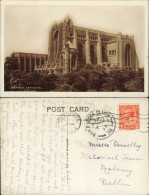 Postcard Liverpool Cathedral 1932 - Andere & Zonder Classificatie