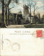 Postcard Canterbury Canterbury Cathedral, Kirche Kathedrale 1904 - Andere & Zonder Classificatie