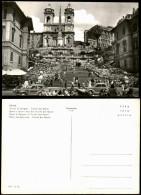 Cartoline Rom Roma Piazza Di Spagna - Trinità Dei Monti 1961 - Otros & Sin Clasificación