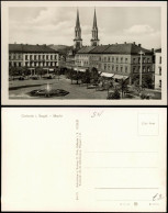 Ansichtskarte Oelsnitz (Vogtland) Marktplatz 1955 - Oelsnitz I. Vogtl.