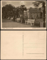 Ansichtskarte Bad Salzuflen Kurpark Mit Brunnenhalle, Plamen 1926 - Bad Salzuflen