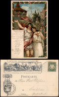 Nürnberg 10. X. Deutschen Turnfest 1903  Gel. Sonderstempel N. Crailsheim - Nuernberg