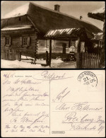 Postcard .Russland Rußland Россия Skirele Hütte 1916 Gel. Feldpoststempel - Rusland