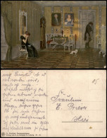 Fr. Skarbina: Sonnenuntergang Künstlerkarte: Gemälde / Kunstwerke 1913 - Peintures & Tableaux